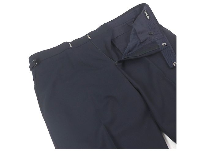 Traje de lana simple Tom Ford Azul Azul marino - vista 5