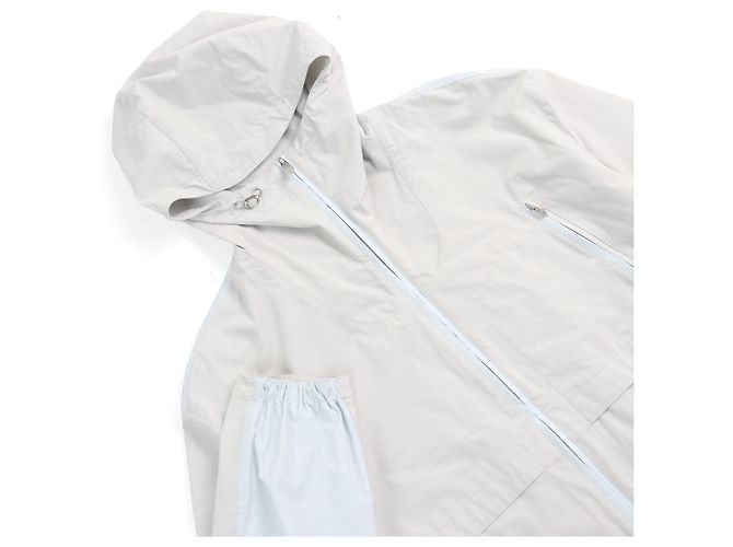 Hermès Hermes 24Stainless Steel Nylon Polyurethane Nylon Jacket Grey Light blue - view 3