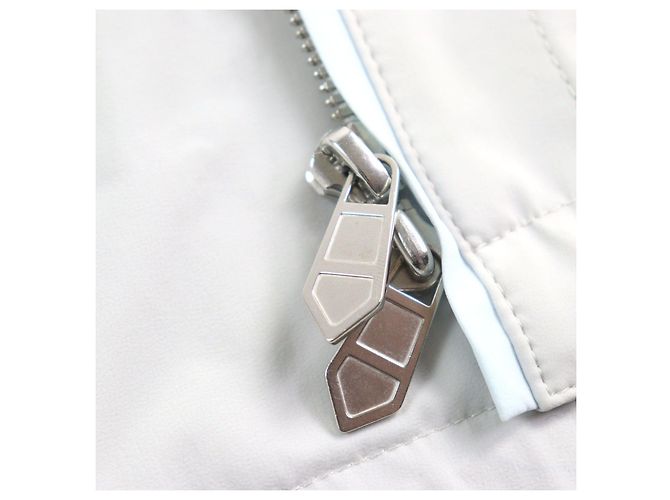 Hermès Hermes 24Stainless Steel Nylon Polyurethane Nylon Jacket Grey Light blue - view 5
