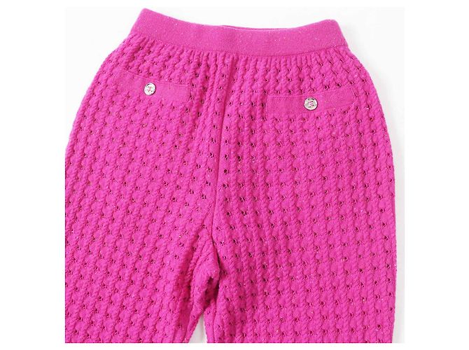Timeless Wollhose Chanel P75369 Pink Fuschia - Ansicht 2