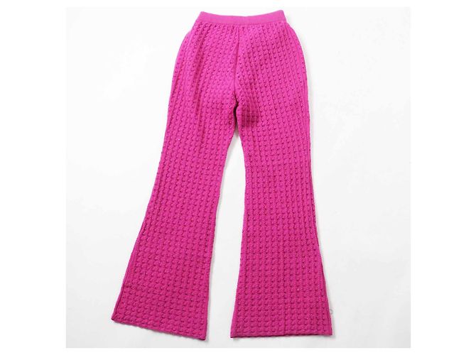 Timeless Wollhose Chanel P75369 Pink Fuschia - Ansicht 3