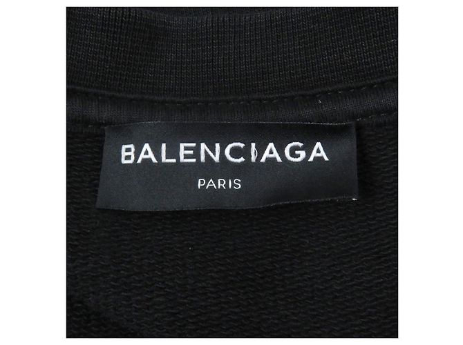 Everyday Suéter de algodão e rayon Balenciaga HOMME Preto - vista 5