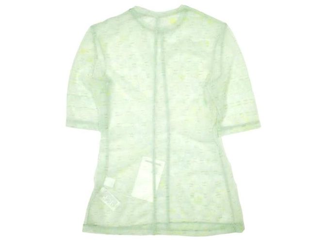 Autre Marque Polyester-Oberteil mit Marmor-Druck und Karomuster von Mame Kurogouchi Grün - Ansicht 2