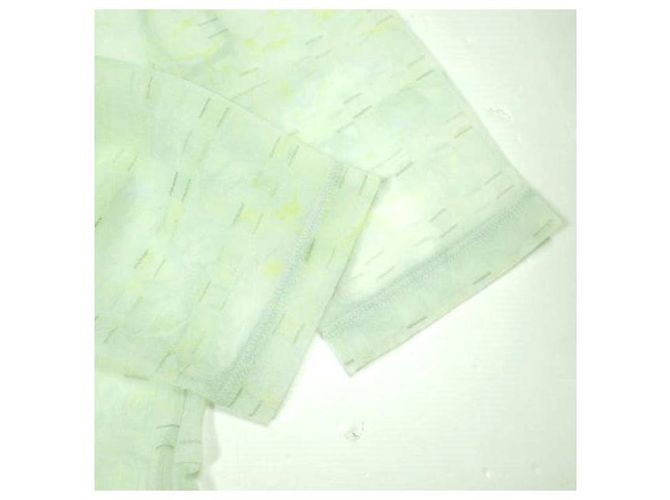 Autre Marque Polyester-Oberteil mit Marmor-Druck und Karomuster von Mame Kurogouchi Grün - Ansicht 6