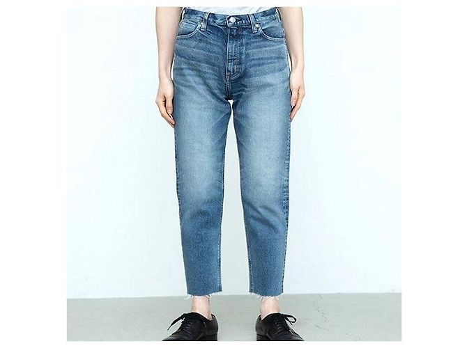 Autre Marque Pantalones de denim UWB tapered HYKE Azul - vista 3