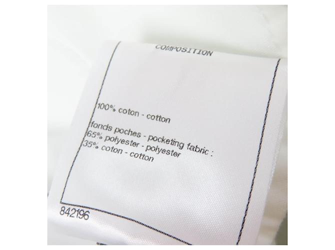Timeless Chanel COCO Button Baumwoll-Polyester-Jeans Blau - Ansicht 10