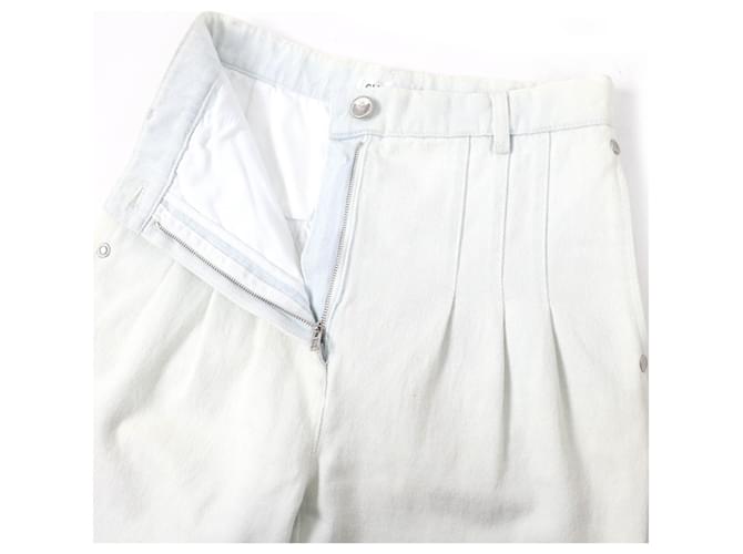 Timeless Chanel COCO Button Baumwoll-Polyester-Jeans Blau - Ansicht 4