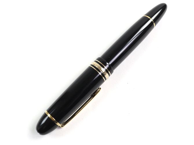 Pluma Montblanc Meisterstück Au750 Negro - vista 2