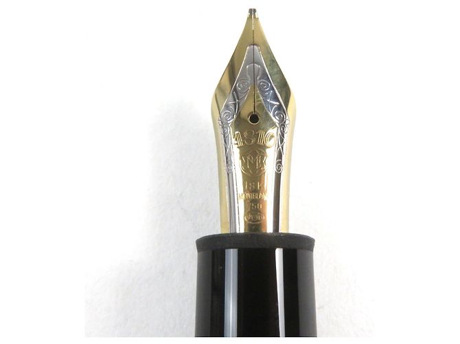 Pluma Montblanc Meisterstück Au750 Negro - vista 6