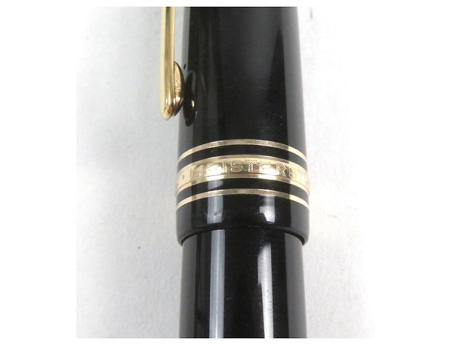 Pluma Montblanc Meisterstück Au750 Negro - vista 9