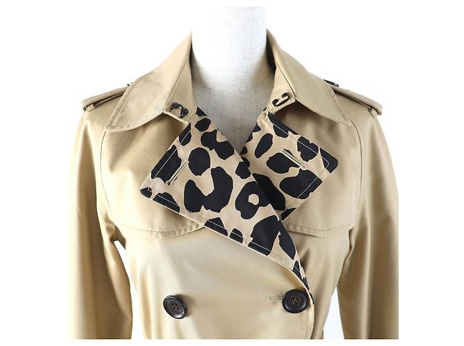 Abrigo Trench de Algodón y Poliéster Coach F21833 Beige - vista 2