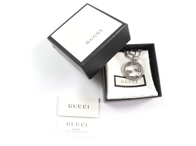 Collana Gucci Interlocking G Arabesque AG925 Argento - vista 2