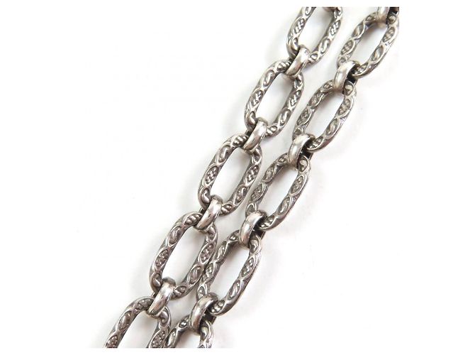 Collana Gucci Interlocking G Arabesque AG925 Argento - vista 7