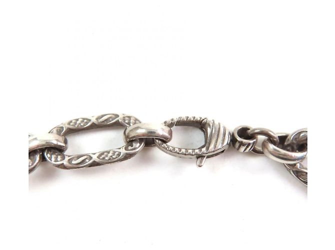 Collana Gucci Interlocking G Arabesque AG925 Argento - vista 8