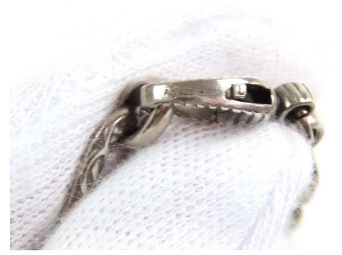 Collana Gucci Interlocking G Arabesque AG925 Argento - vista 9
