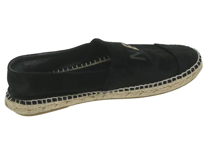 Scarpe Chanel Velour 38 Nero - vista 2