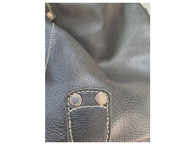 Borsa a spalla in pelle nera Longchamp Nero - vista 16