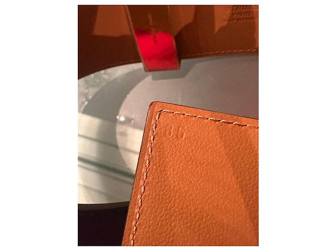 Cinto Hermès em couro azul com hardware dourado Gold hardware - vista 7