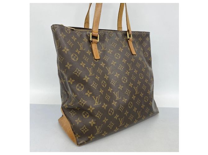 Borsa Tote Cabas Mezzo Monogram di Louis Vuitton Marrone - vista 2