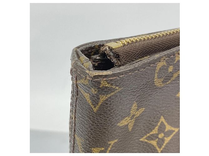 Borsa Tote Cabas Mezzo Monogram di Louis Vuitton Marrone - vista 8