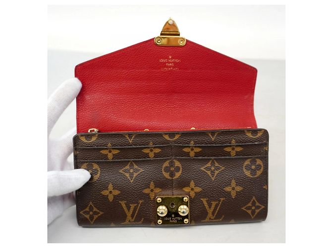 Cartera Larga Pallas Monogram Louis Vuitton Fucsia - vista 11
