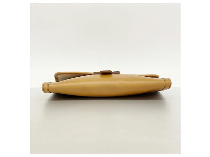 Bolso Clutch Jige PM de Hermès en Cuero Ardennes Dorado - vista 3