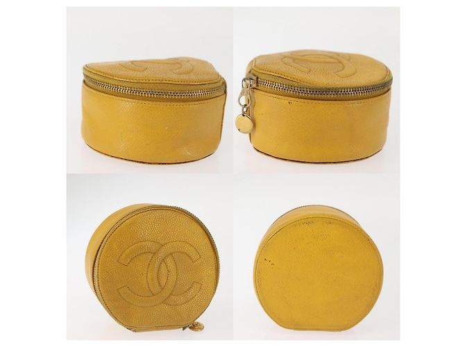 Scatola per gioielli Chanel Coco Mark Giallo - vista 3