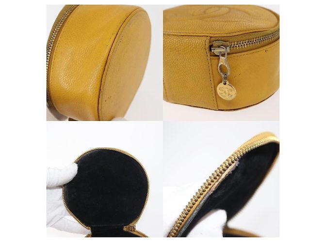 Scatola per gioielli Chanel Coco Mark Giallo - vista 4