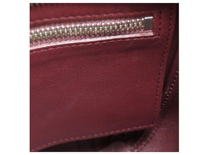 Borsa Balenciaga 502509 Laundry Cabas XS Bordò - vista 10