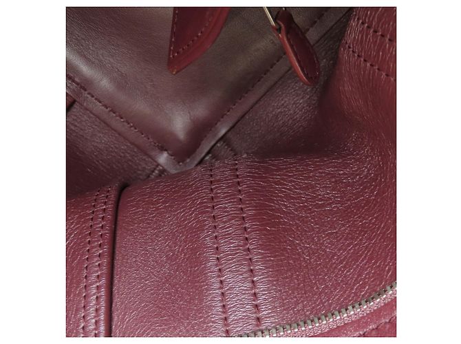 Borsa Balenciaga 502509 Laundry Cabas XS Bordò - vista 11