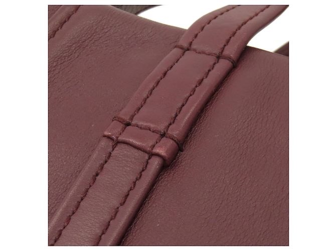 Borsa Balenciaga 502509 Laundry Cabas XS Bordò - vista 13