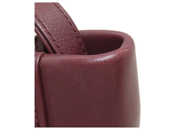 Borsa Balenciaga 502509 Laundry Cabas XS Bordò - vista 16