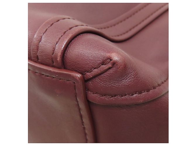Borsa Balenciaga 502509 Laundry Cabas XS Bordò - vista 20