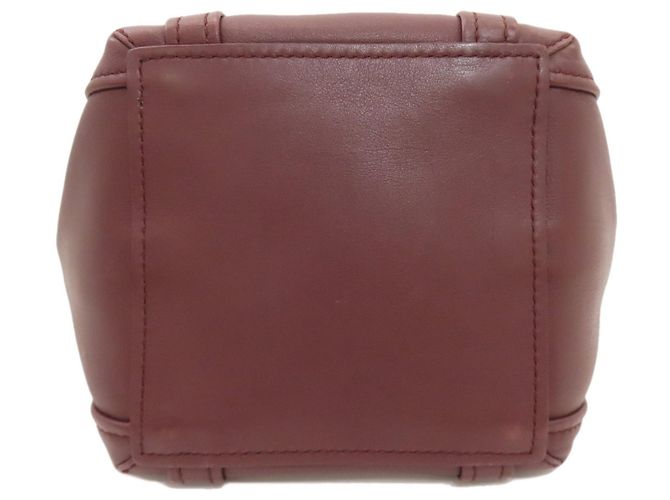Borsa Balenciaga 502509 Laundry Cabas XS Bordò - vista 4