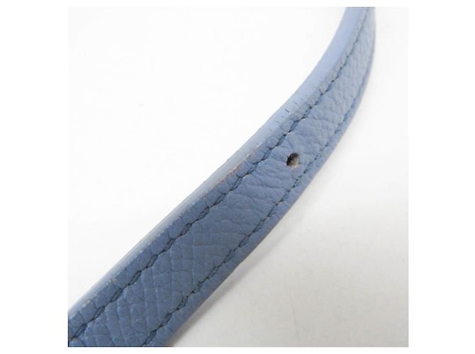 Céline Borsa a spalla media in pelle Trotter di Celine Blu chiaro - vista 10