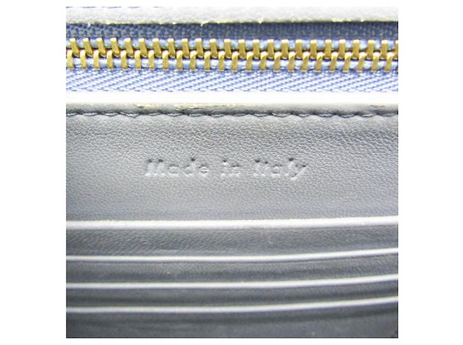 Céline Borsa a spalla media in pelle Trotter di Celine Blu chiaro - vista 16