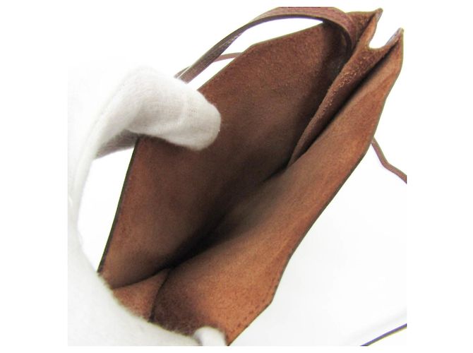 Borsa a spalla in pelle box calf marrone Onimaitou di Hermès - vista 3