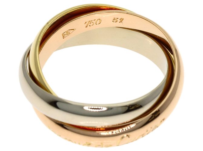 Anello Trinity in Oro di Cartier - vista 3
