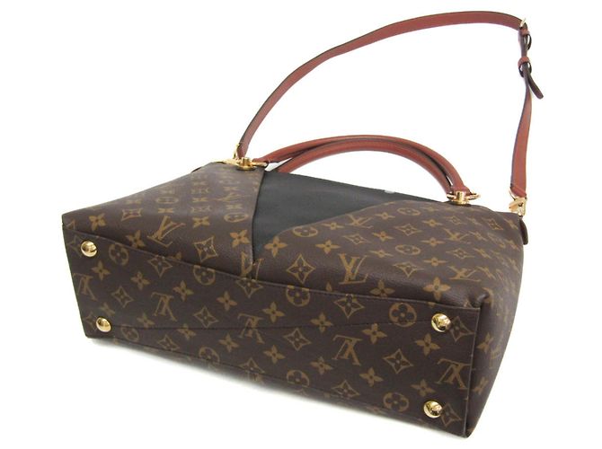 Borsa V Damier MM M43948 di Louis Vuitton Marrone Nero - vista 2