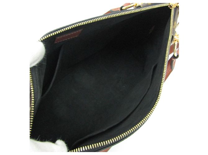 Borsa V Damier MM M43948 di Louis Vuitton Marrone Nero - vista 3