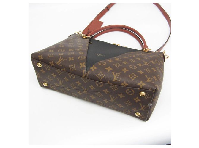 Borsa V Damier MM M43948 di Louis Vuitton Marrone Nero - vista 6