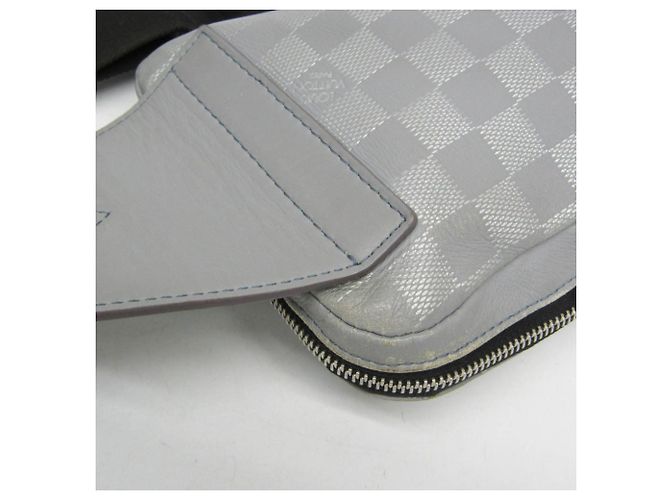 Borsa a tracolla Damier Infini Avenue Louis Vuitton Marrone Argento - vista 10