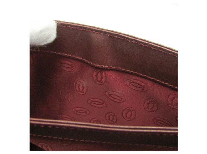 Borsa a spalla in pelle Cartier Must per donna Bordò - vista 12