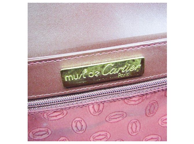 Borsa a spalla in pelle Cartier Must per donna Bordò - vista 13