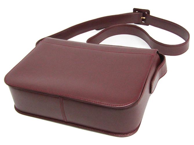 Borsa a spalla in pelle Cartier Must per donna Bordò - vista 3