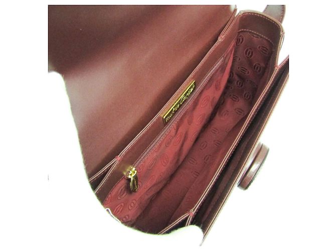 Borsa a spalla in pelle Cartier Must per donna Bordò - vista 4