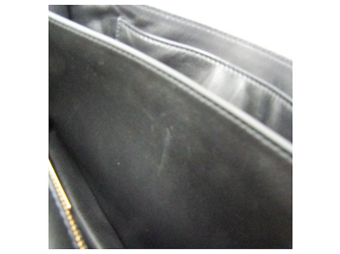 Prada Soft Sound mittelgroße Lederhandtasche Schwarz - Ansicht 9