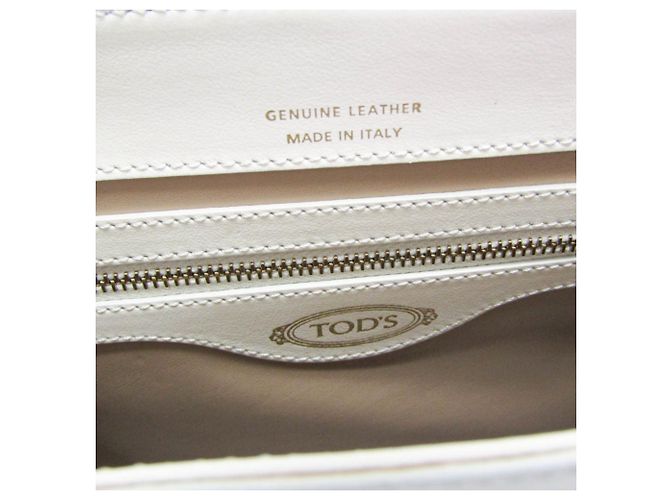 Borsa in pelle da donna Tod's T Timeless Bianco sporco - vista 14