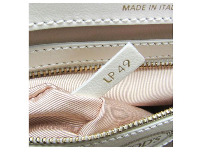 Borsa in pelle da donna Tod's T Timeless Bianco sporco - vista 15