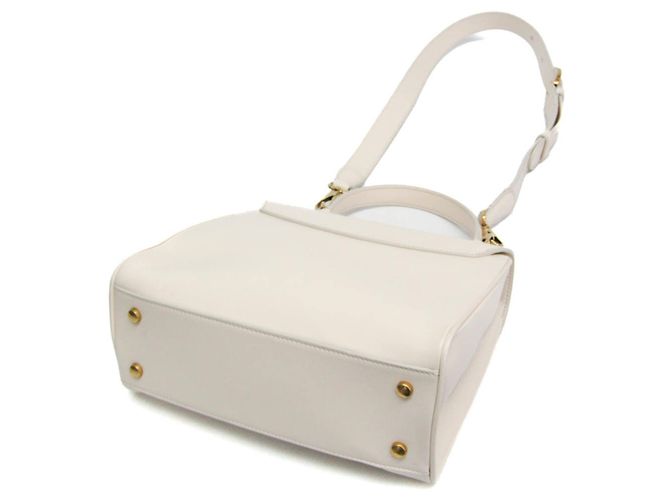 Borsa in pelle da donna Tod's T Timeless Bianco sporco - vista 2